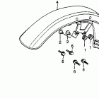 CB750K Переднее крыло