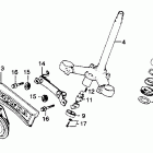 CB450T Steering stem @ horn