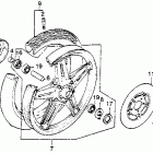 CM450A Cm450a / c front wheel 82