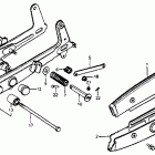 C70 Swingarm @ chain case 82