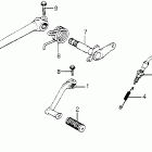 CB900F Тормозная педаль