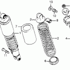 CB650SC Задний амортизатор