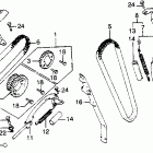 CB900C Цепь ГРМ и натяжитель