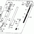 CB450T Передняя вилка