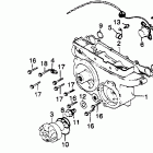 GL1100 Transmission cover @ water pump