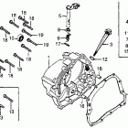 CB125S Крышка картера правая