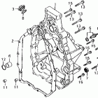 CX500C Rear engine cover