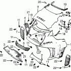 CX500TC Обтекатель