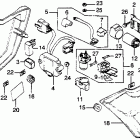 CB900C Side cover @ spark unit  @ rectifier