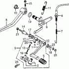 CBX Brake pedal @ shift pedal