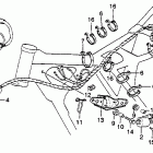 XR250R Wire harness @ c.d.i. unit  @ ignition coil