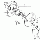 CM200T Передний тормоз