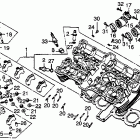 CB750K Головка цилиндра