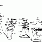 GL500I Gl500i fairing pocket @ air duct