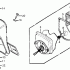 CT70 Фонарь задний