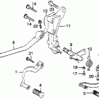 CB900C Change pedal @ brake pedal