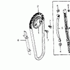 CB650SC Цепь ГРМ и натяжитель