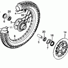 CB750K Cb750k front wheel