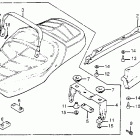 CB650SC Сидение