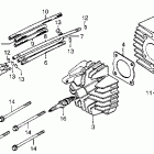 NX50M Цилиндр и головка цилиндра