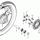CM200T Заднее колесо