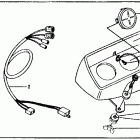 CB750F Type 1 instruments (meter panel) 81-82
