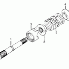 CX500TC Вал ведущий