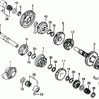 XR500R Rear balancer  @ transmission 81-82