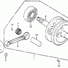 CT70 Коленвал и поршни
