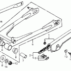 CM200T Swingarm @ chain case