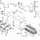 CB900F Воздухозаборник