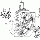 CB450SC Front wheel 82