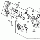 GL500 Передний тормозной суппорт