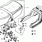 CB750F Сидение