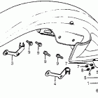 CX500TC Переднее крыло