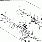 CM400A Cm400a / t front brake caliper 79-81