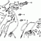 CM400E Handle lever @ switch  @ cables
