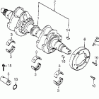 CM400A Коленвал