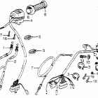 CM400A Cm400a handle lever @ cable @ mirror  @ switch 79-...