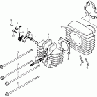 PA50II Цилиндр и головка цилиндра