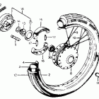 C70 Front wheel @ front brake panel