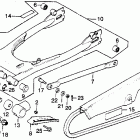CM400E Swingarm @ chain case