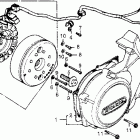 CM400A Cm400a left crankcase cover  @ alternator 79-81