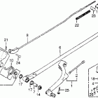 CR250R Gearshift pedal @ brake pedal @ kick starter arm 8...