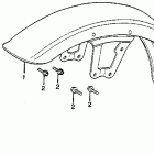 CM400E Переднее крыло