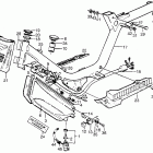 PA50II Frame @ fuel tank @ wire harness