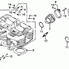 CM400E Головка цилиндра