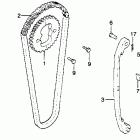CM400E Цепь ГРМ и натяжитель