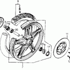 CM400C Cm400c front wheel 81
