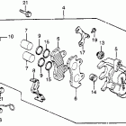 CB400T Front brake caliper 81